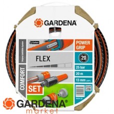 Шланг FLEX 13 мм (1/2"), 20 м, с фитингами Gardena 18034-20.000.00